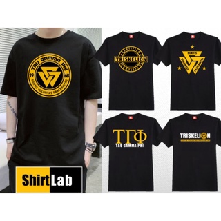 แฟชั่นยูนิเซ็กซ์ ☾♚TGP/TAU GAMMA PHI Frat ออกแบบเสื้อยืด