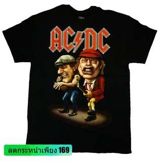 เสื้อยืด ผ้าฝ้าย พิมพ์ลาย Black Acdc Ac/Dc Final Heavy Metal POI32SDF1870 สําหรับผู้ชาย