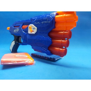 Nerf Mega Dual Strike ปืนเนิฟยิงกระสุนได้2แบบ Elite และMega