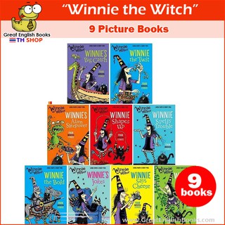 พร้อมส่ง ชุดหนังสือภาษาอังกฤษ Winnie the Witch Collection (9 Picture Books) Oxford Press