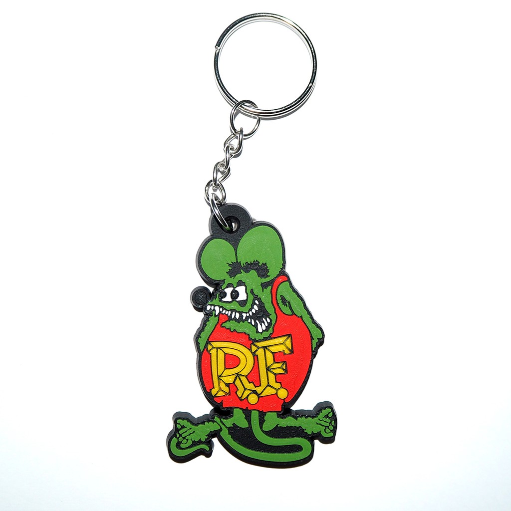 พวงกุญแจยาง rat fink แรทฟิ้ง