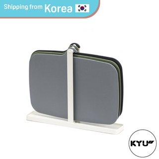 [OLBIA KOREA] Slim Index Pastel Chopping Board Set of 3 With Stand | Korea Cutting Board | Safe Cutting Board for Baby Food Cooking