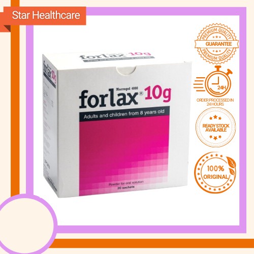 Forlax Powder For Oral Solution 10g 20s [วันหมดอายุ: 2/25]