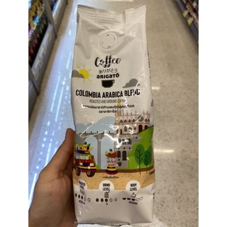 โคลัมเบีย อาราบิก้าเบลนด์ กาแฟแท้ คั่วบด ตรา อาริกาโตะ 250 G. Coffee Arigato Colombia Arabica Blend Roasted And Ground Coffee