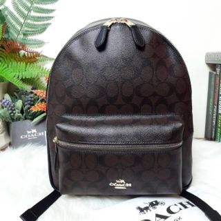 กระเป๋าเป้ COACH MEDIUM CHARLIE BACKPACK IN SIGNATURE CANVAS (COACH F32200)