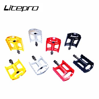 Litepro บันไดจักรยาน อะลูมิเนียมอัลลอย แบบกลวง 412 สําหรับรถจักรยานแบบพับ Brompton