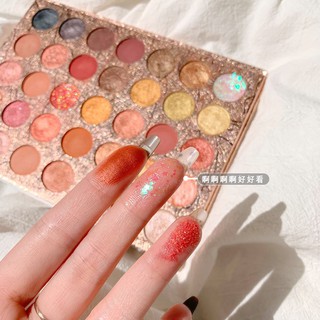 🌹 USANT 🌹 [🔥พร้อมส่ง🔥] อายแชโดว์ Eyeshadow พาเลท 35สี อายแชโดว์ผสมชิมเมอร์ มีกลิตเตอร์แวววาว