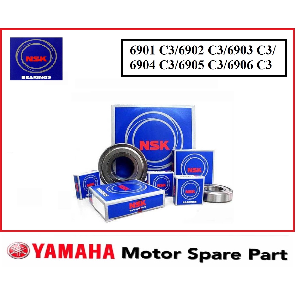 NSK BEARING 0 NSK 6901 C3,6902 C3,6903 C3, 6904 C3,6905 C3,6906 C3 BALL BEARING RS150 EX5 WAVE LC135
