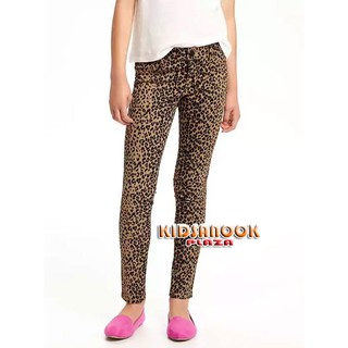 [แท้]OLD646 กางเกงยีนส์เลกกิ้ง Old Navy รุ่น Cheetah Print Jeggings(สำหรับอายุ 12-14 ปี)