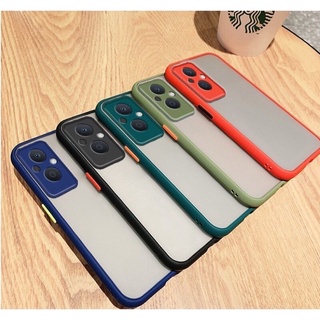 ส่งจากไทย เคสกันกระแทก Case OPPO A96 5G ขอบสีผิวด้าน ขอบนิ่มหลังแข็ง Oppo เคสมือถือ