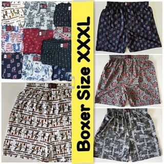 Boxer 3XL บ๊อกเซอร์คละลาย ไซต์ใหญ่สุด สำหรับคนอ้วน ผ้าคอลตอล กางเกงคนอ้วน