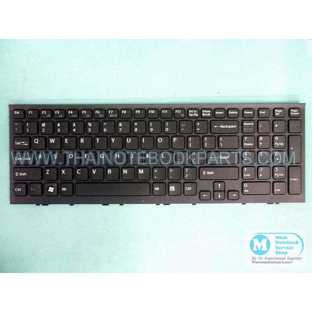 คีย์บอร์ดโน้ตบุ๊ค SONY Vaio VPCEH1M1E VPCEH2Z1E VPCEH3H1E VPC-EH1Z1E PCG-71911M US Keyboard with Fra