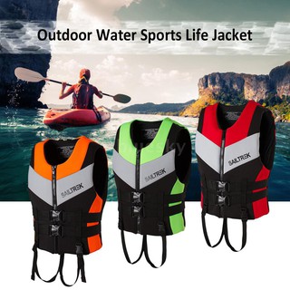 Neoprene Life Jacket Watersports Fishing Kayaking Boating Swimming Safety Life Vest y6OD