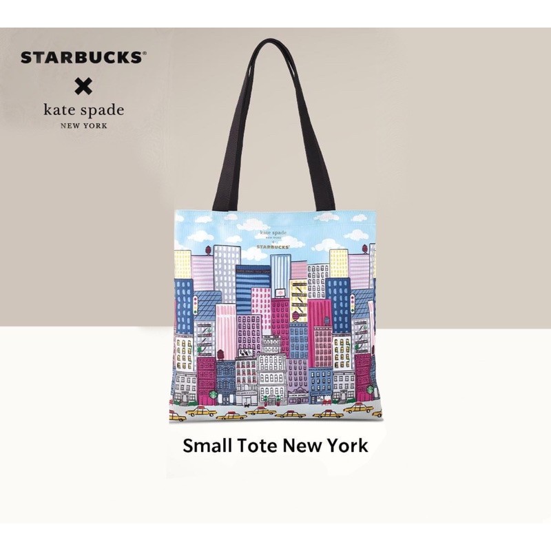 [แท้💯%] กระเป๋า Starbucks® | Small Tote New York | Starbucks x Kate Spade♣️ | Collection 2020