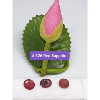 # 326 Red Sapphire  อัญมณีนำความสงบสุขมาให้