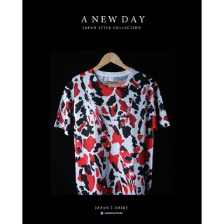 A NEW DAY 151 เสื้อสกรีนเต็มตัว ลาย เกล็ดปลาคราฟ koi fish ใส่ได้ทั้ง หญิง และ ชาย