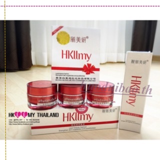 จัดส่งรวดเร็ว Hkllmy 3+1  ชุดกลาง 2014(เดย์ครีม+ไนท์ครีม+ครีมไข่มุก+ฟองนม)+แถมชุดทดลองลดฝ้ากระ 2014(ของแท้/ผิวมัน)