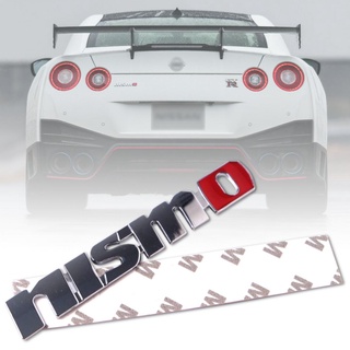 LOGO NISMO ติดรถ แต่งรถยน์ พร้อมกาว 3 M สีโครเมี่ยม