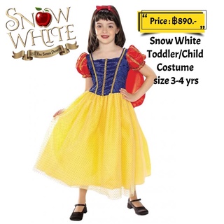 Snow White Toddler/Child Costume ไซส์ 3-4 ปี