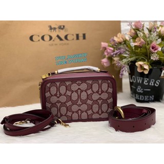 COACH ALIE BELT BAG IN SIGNATURE JACQUARD แท้💯%