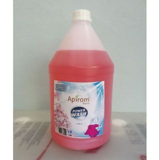 น้ำยาซักผ้า สูตรเข้มข้น APIROM POWER WASH ขนาด 3800 ml