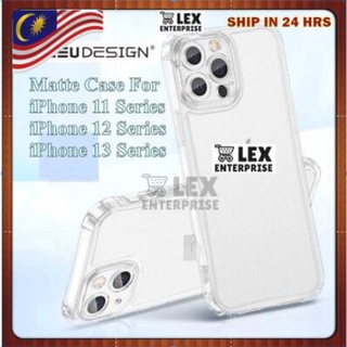 Leeu DESIGN เคสโทรศัพท์มือถือแบบใส ผิวด้าน กันกระแทก กันรอยกล้อง สําหรับ iPhone 14 Pro Plus 13 12 Pro Max