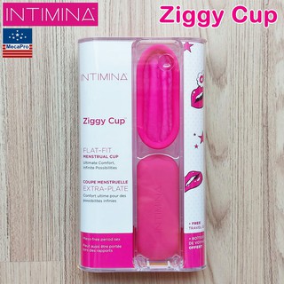 Intimina™ Ziggy Cup™ ถ้วยอนามัย ทรงกลมแบน บางเป็นพิเศษ ถ้วยรองรับประจำเดือน Menstrual Cup