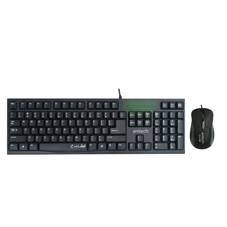 KEYBOARD & MOUSE (คีย์บอร์ดและเมาส์) ANITECH DESKTOP PA800