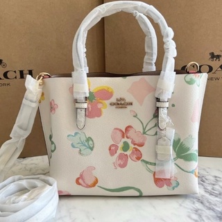 ✅ พร้อมส่ง NEW MOLLIE TOTE 25 WITH DREAMY LAND FLORAL PRINT