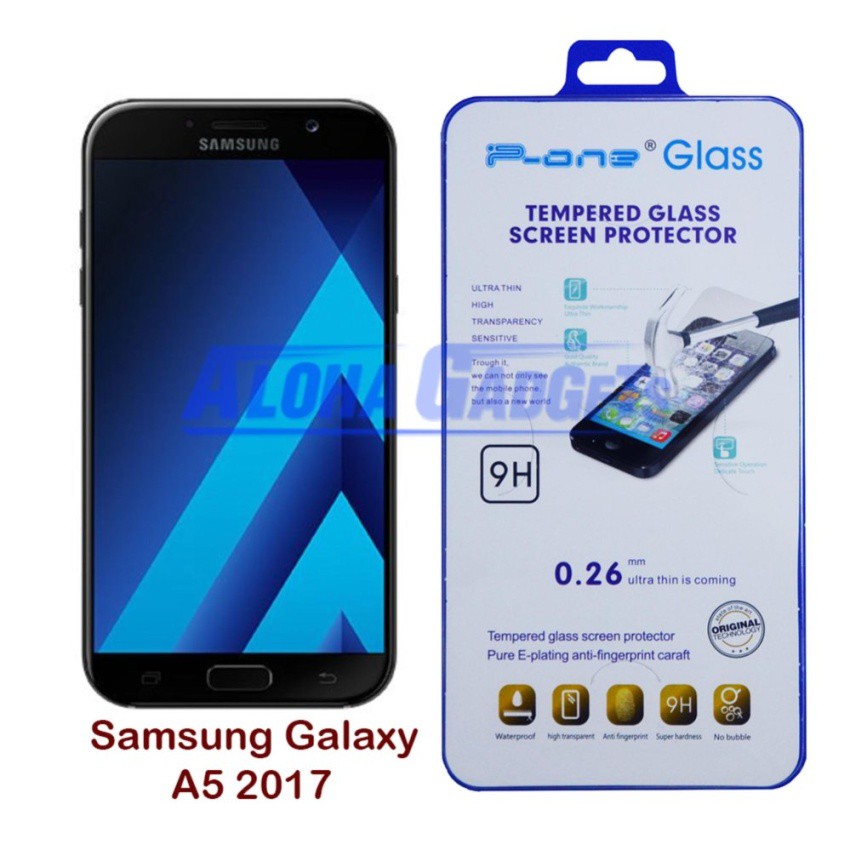 P-One ฟิล์มกระจกนิรภัย Samsung Galaxy A5 2017 (A520) ไม่เต็มหน้าจอ