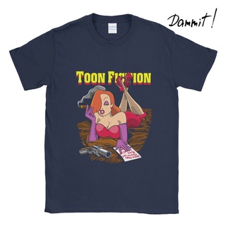 ผ้าฝ้ายคอกลมเสื้อยืด ลาย Toon Fiction Dammit90sfrom S-4XL