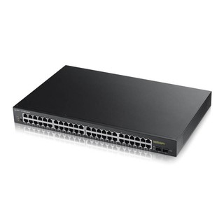 Zyxel (GS1900-48HP) L2 Smart Managed POE Switch 48 Port Gigabit 2 SFP, POE 24 Port 170W