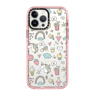 (พร้อมส่ง) 13 Promax Casetify Cute pattern with unicorn Impact Case