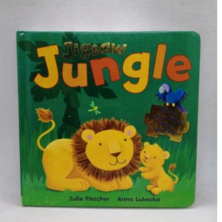 Jigsaw Jungle. Board book with 24 pcs. Puzzle .-I