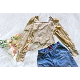PINSITONG เสื้อแฟชั่นแขนยาว