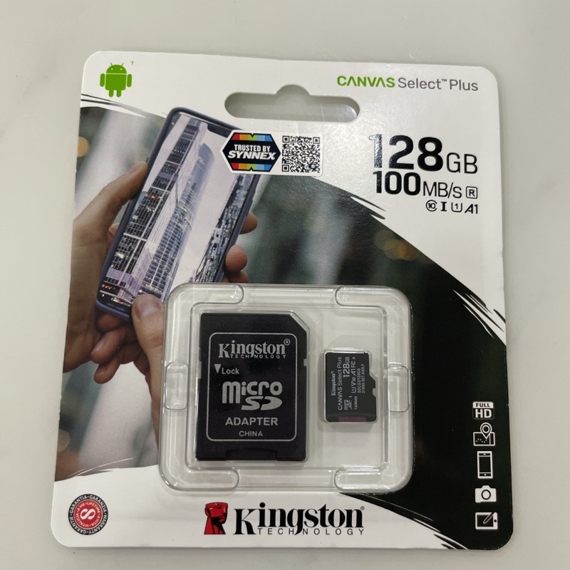 งานแท้ Kingston Memory Card Micro SD SDHC 32GB/64GB/128GB/256GB Class 10คิงส์ตัน เมมโมรี่การ์ด—Kingston CLASS10