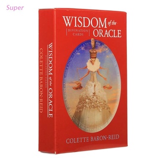 Super Wisdom of the Oracle Divination Cards 52-Card Deck Tarot English Version Family Party Board Game