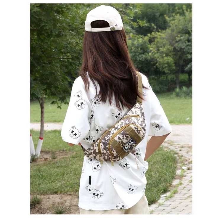 กระเป๋าคาดอก กระเป๋าคาดเอวผู้ชาย YX-1# YXIN Fashion ผ้าไนลอน