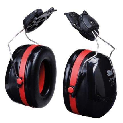 3เอ็ม ครอบหูลดเสียง ชนิดติดหมวก ค่าการลดเสียง 27 เดซิเบล เอ 3M Earmuff Helmet Attachable,H10P3E , Nr