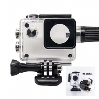 แหล่งขายและราคาเคสกันน้ำ สำหรับ กล้องAUSEK AT-Q37C/eken/h9r/h6s/actioncam 4Kอาจถูกใจคุณ