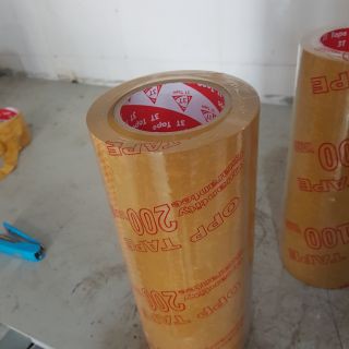 เทปสีเหลือง ADHESIVE ใน 200DA