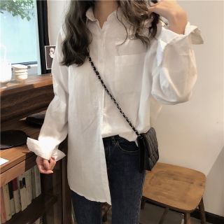 🌷เสื้อเชิ้ตแขนยาว🌷พร้อมส่ง (1204)