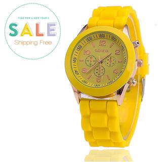 GENEVA WATCH ส่ง EMS ฟรี (หน้าปัดใหญ่)