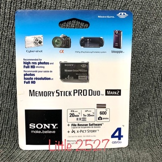 Sony Memory stick pro duo Mark2  4GB (ของแท้)