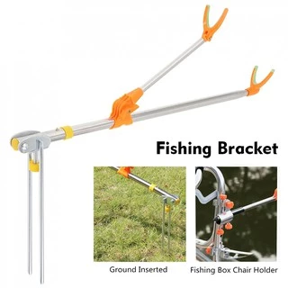 ที่วางคันเบ็ดตกปลา ขาตั้งคันเบ็ด สามารถปรับได้ 1.7/2.1 เมตร Fishing Rod Holder