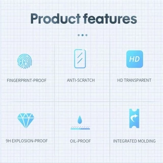 STARTRC 2pcs/pack HD Tempered Glass Screen Protector Film for รีโมท DJI RC /RC 2 Series