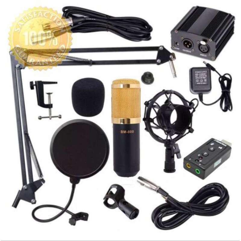 iremax ไมค์ BM800 Condensor Microphone ไมค์โครโฟนอัดเสียง ไมค์อัดเสียง