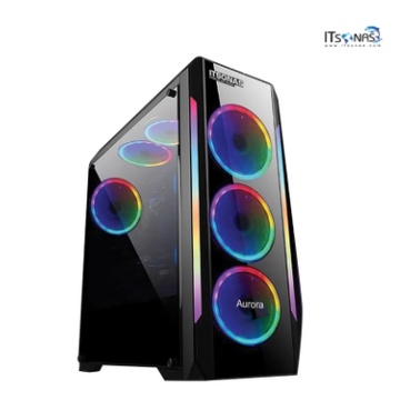 ATX (NP) ITSONAS Aurora Shine RGB (Black)