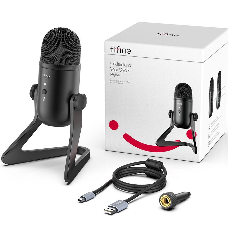 💥💥พร้อมส่ง💥💥 FIFINE USB K678 Microphone Condenser 🚩🚩รับประกัน 1 ปี🚩🚩