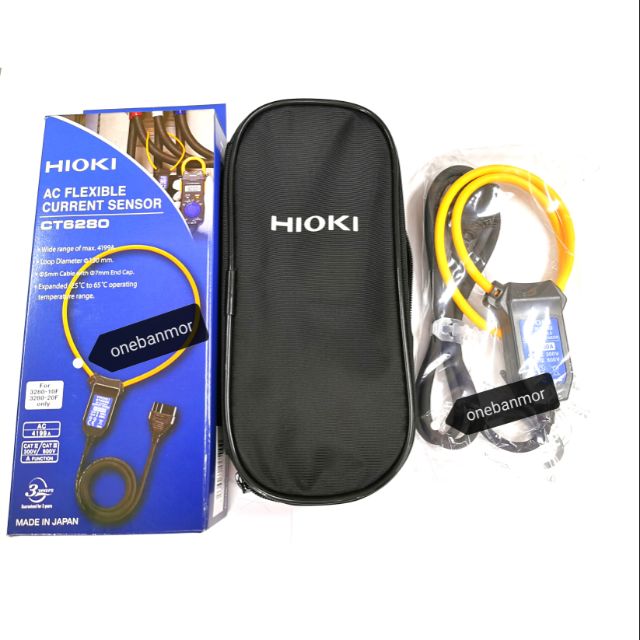 Hioki CT6280 AC flexible current sensor สายวัดแบบคล้องใช้ร่วมกับ วัดได้ 4200A hioki 3280-10f,3280-20